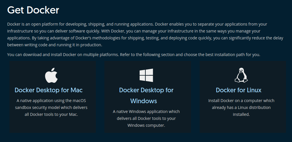 Get Docker